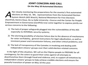 Joint concern and call