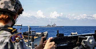 Rising tensions in South China Sea 