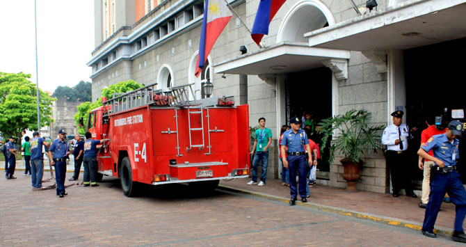 cops and firetrucks